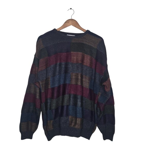 Gian Franco Ruffini | Sweaters | Vintage Gian Franco Ruffini Colorblock ...